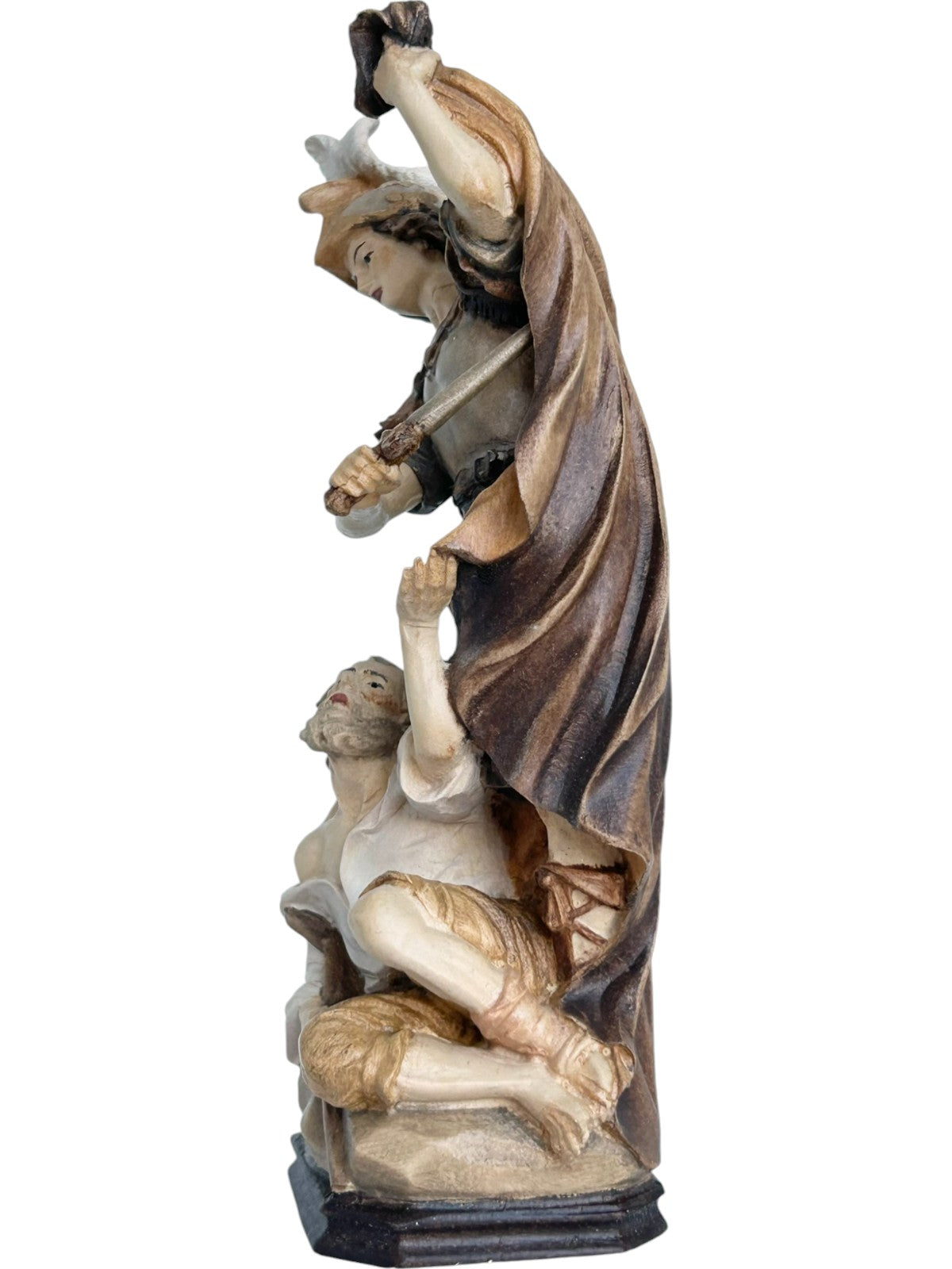St. Martin sculpté dans du bois d'érable