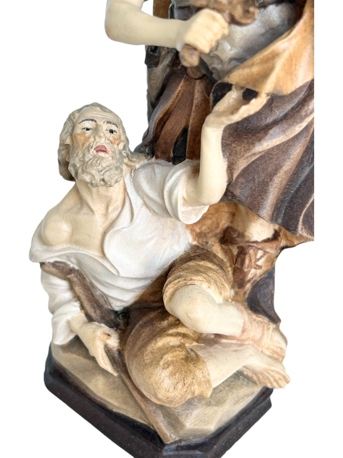 St. Martin sculpté dans du bois d'érable