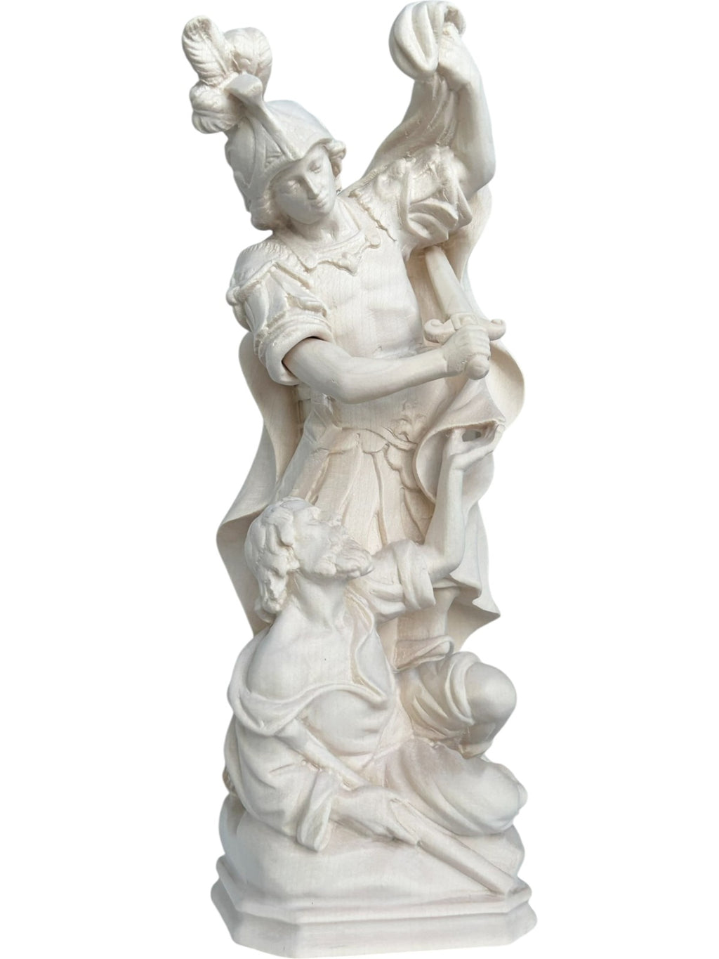 St. Martin sculpté dans du bois d'érable