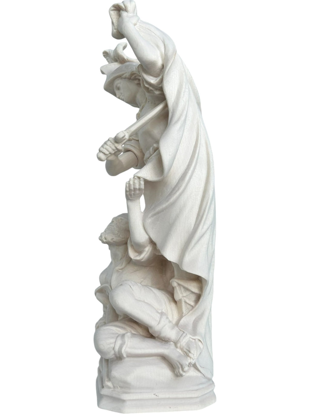 St. Martin sculpté dans du bois d'érable