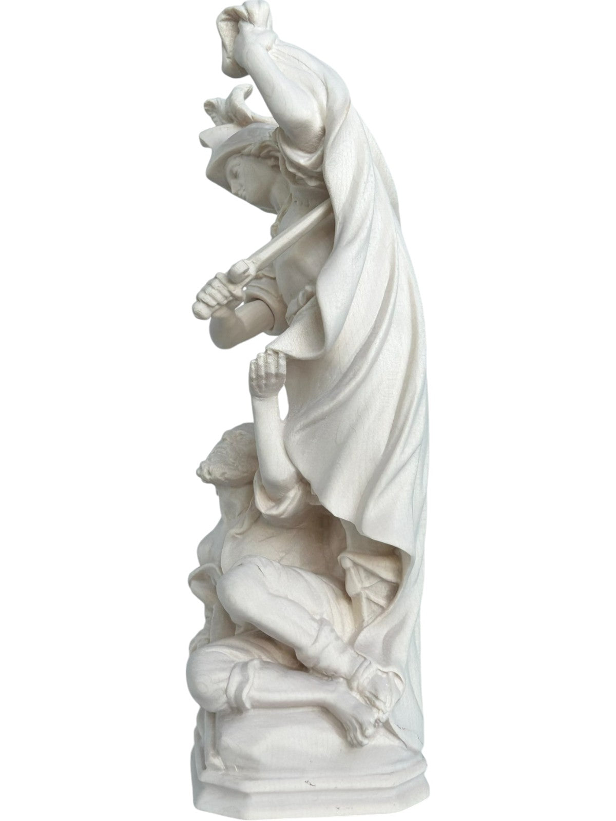 St. Martin sculpté dans du bois d'érable