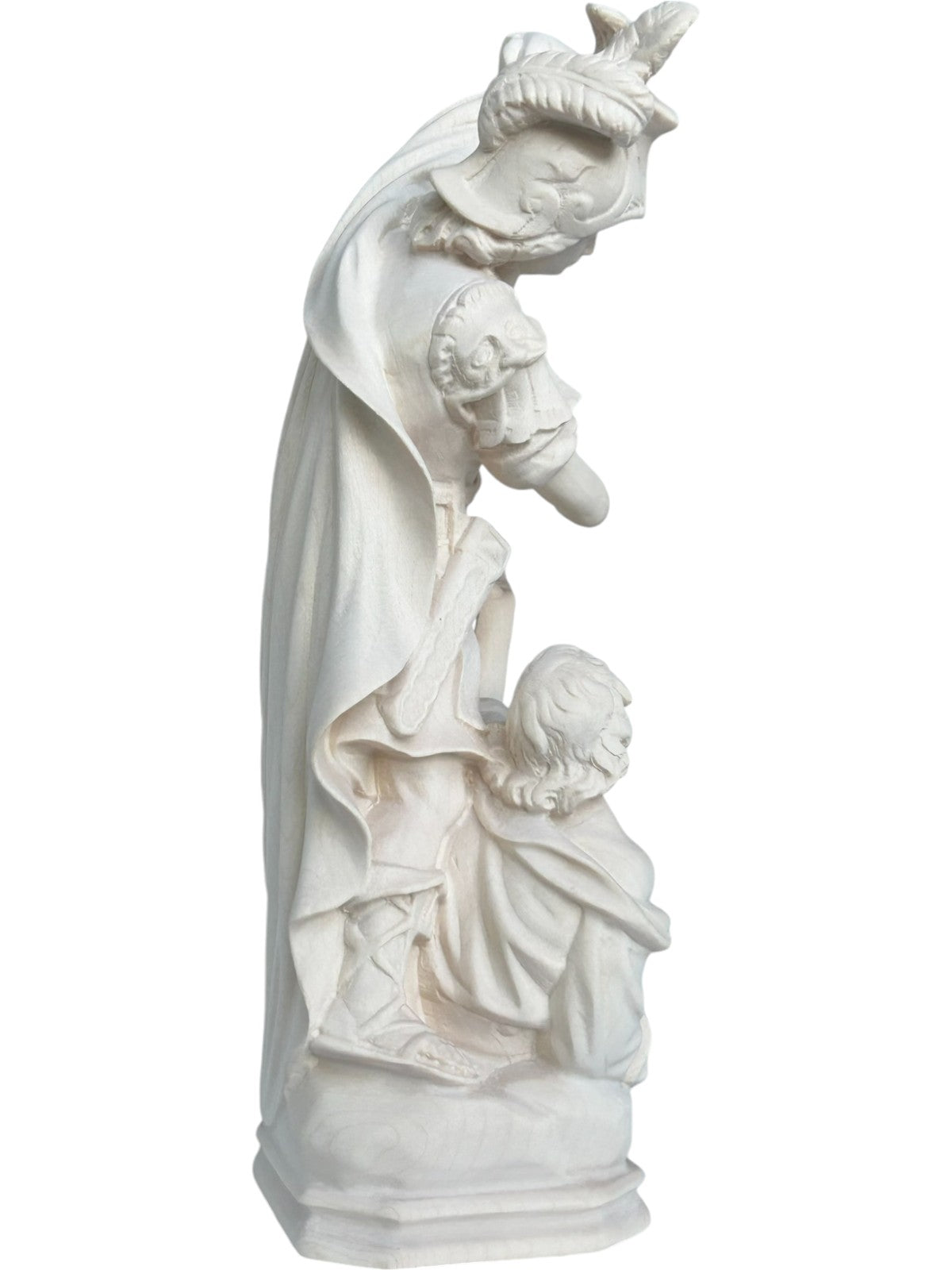 St. Martin sculpté dans du bois d'érable
