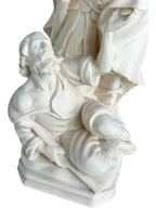 St. Martin sculpté dans du bois d'érable