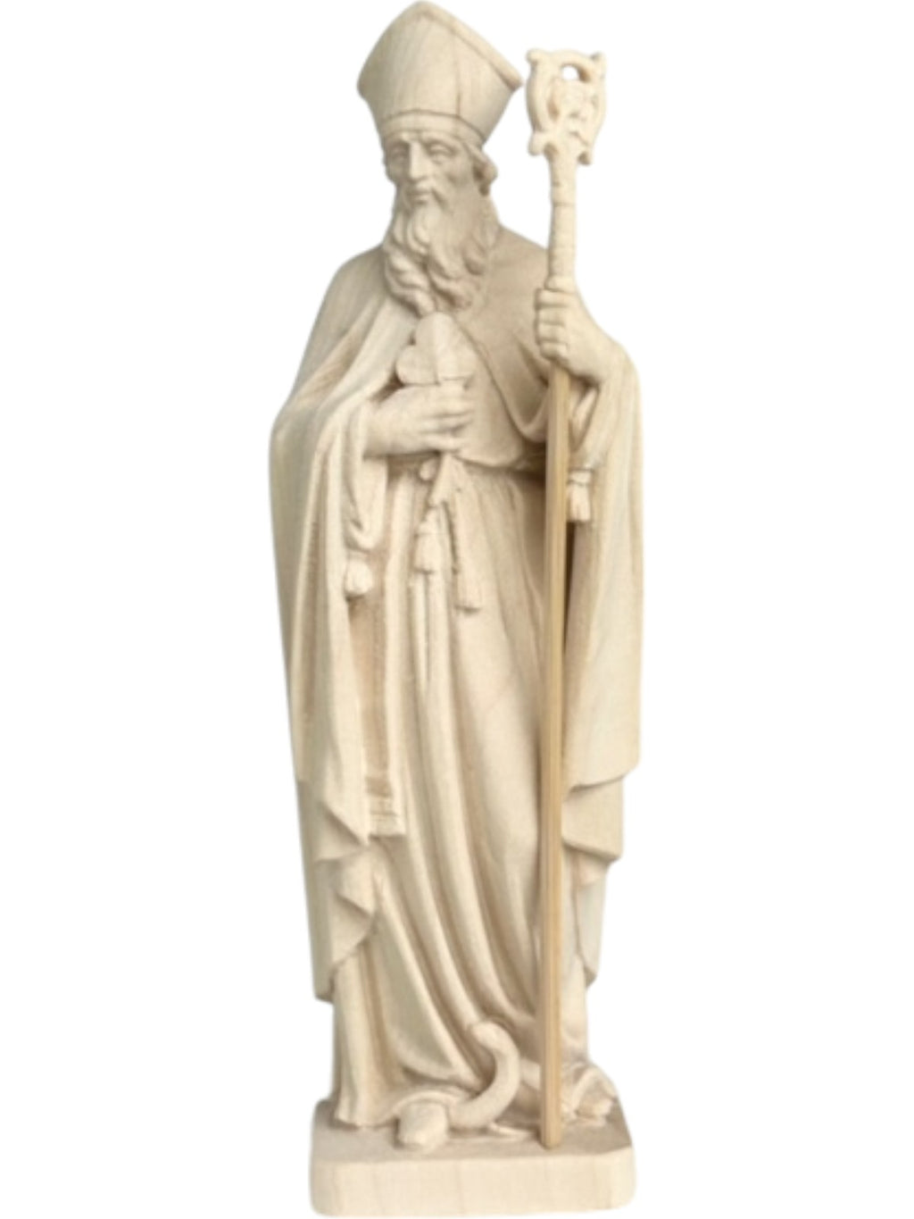 Saint Patrick sculpté en bois