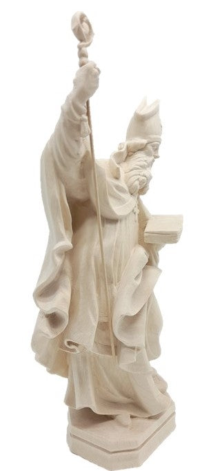 St. Albinus représenté avec un livre en bois