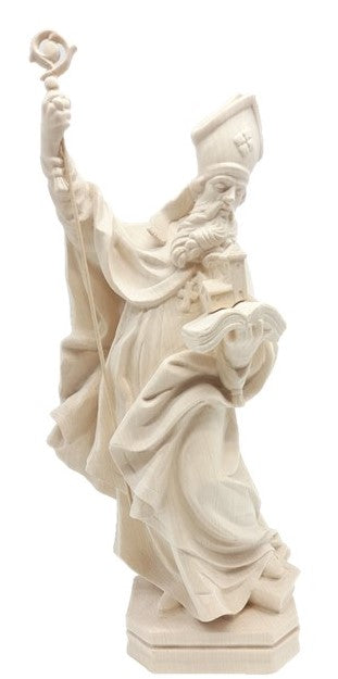 St. Gebhard de Constance avec livre en bois