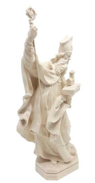 St. Gebhard de Constance avec livre en bois