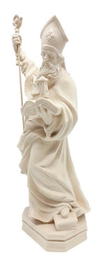 St. Gebhard de Constance avec livre en bois