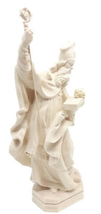 Saint Ignace en bois avec tête de lion