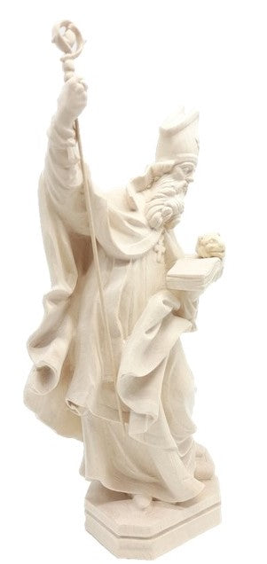 Saint Ignace en bois avec tête de lion