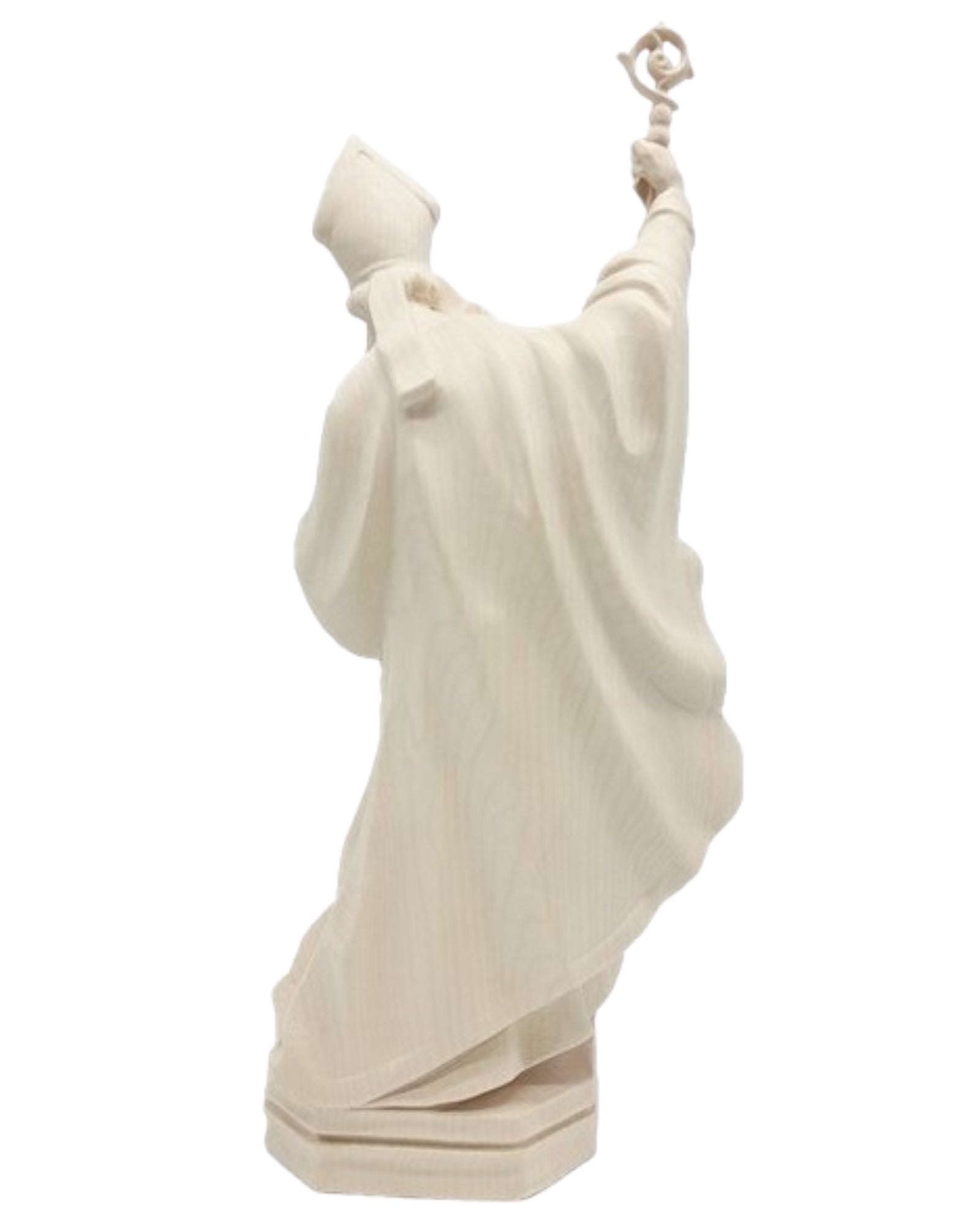Saint Ignace en bois avec tête de lion