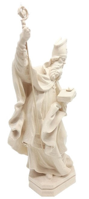 Saint Clément représenté avec une ancre en bois