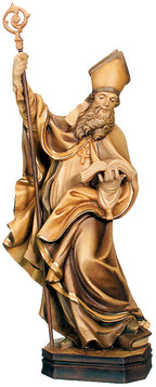 Saint-Nicolas avec un livre et trois sphères en bois