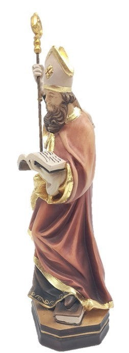 Saint-Nicolas avec un livre et trois sphères en bois