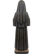 Santa Faustina Kowalska | Statua in Legno di Tiglio 120 cm Intagliata a Mano – Esemplare Unico