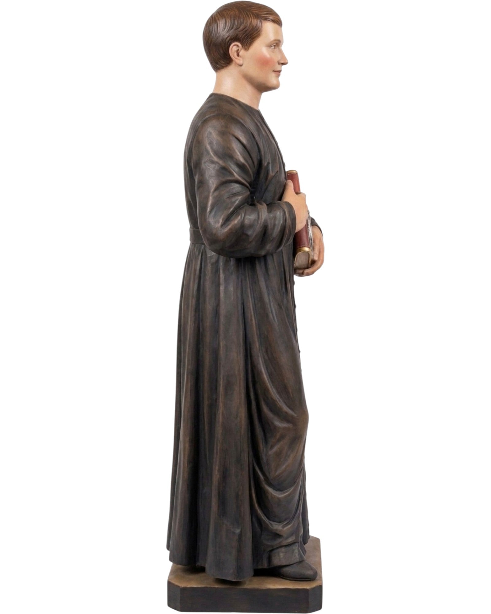 San Michele McGivney – Statua in Legno 120 cm Intagliata a Mano | Pezzo Unico Val Gardena