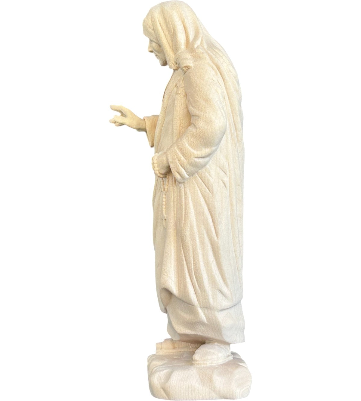 Mutter Teresa von Kalkutta Statue aus Holz - mit Ölfarben lasiert
