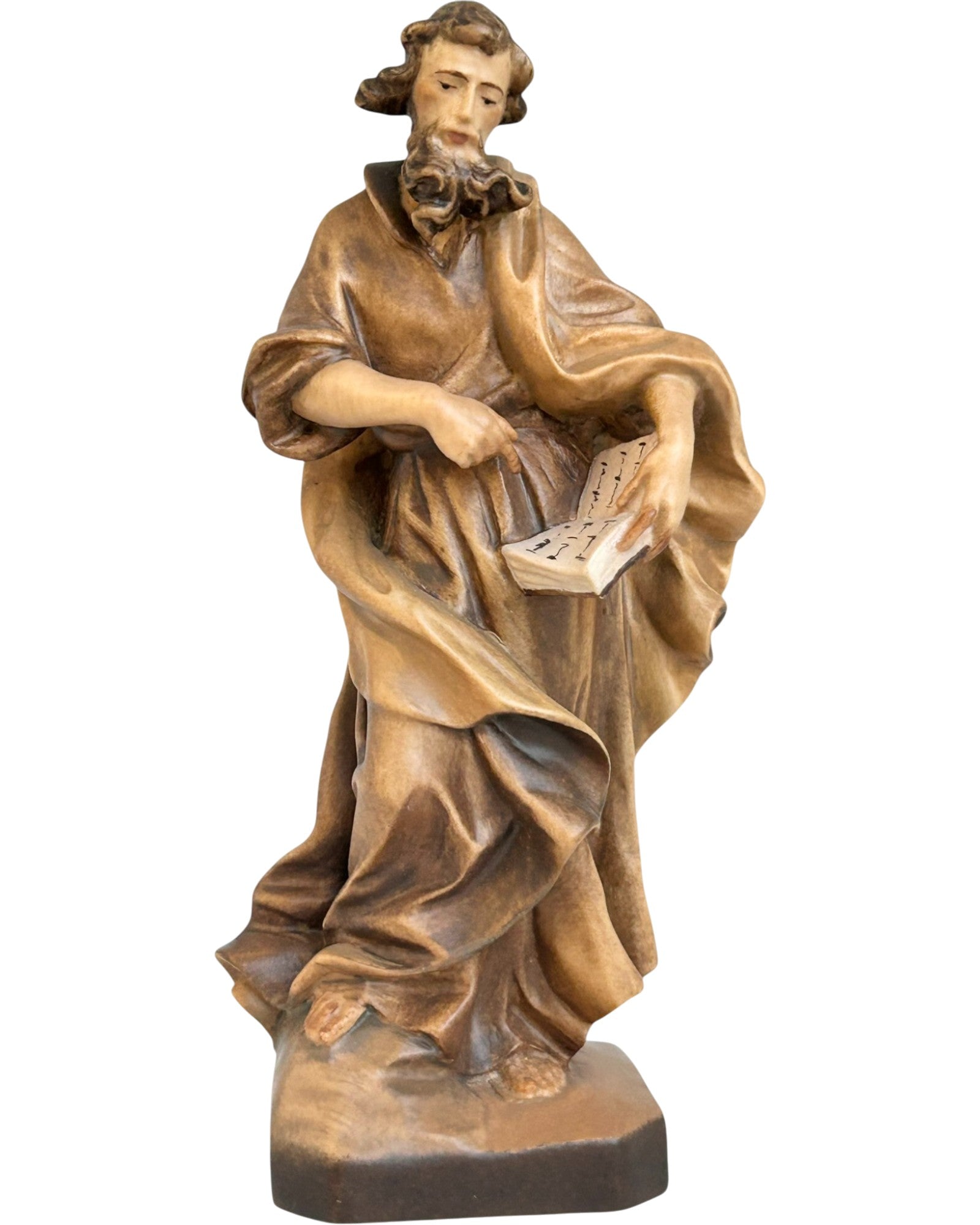 Statua San Giuda Apostolo in Legno Dipinta della Val Gardena