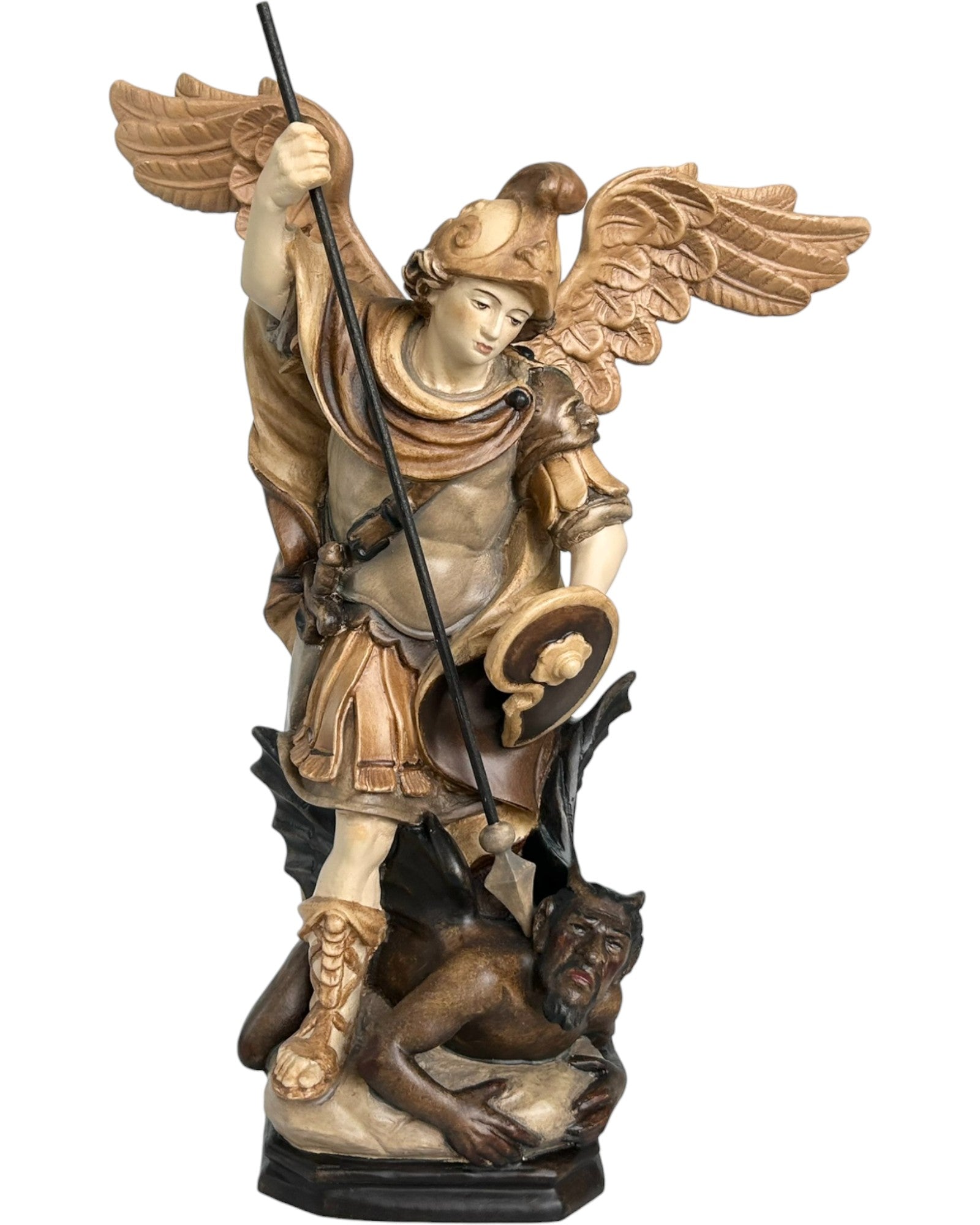 Saint Michel Archange avec lance et diable