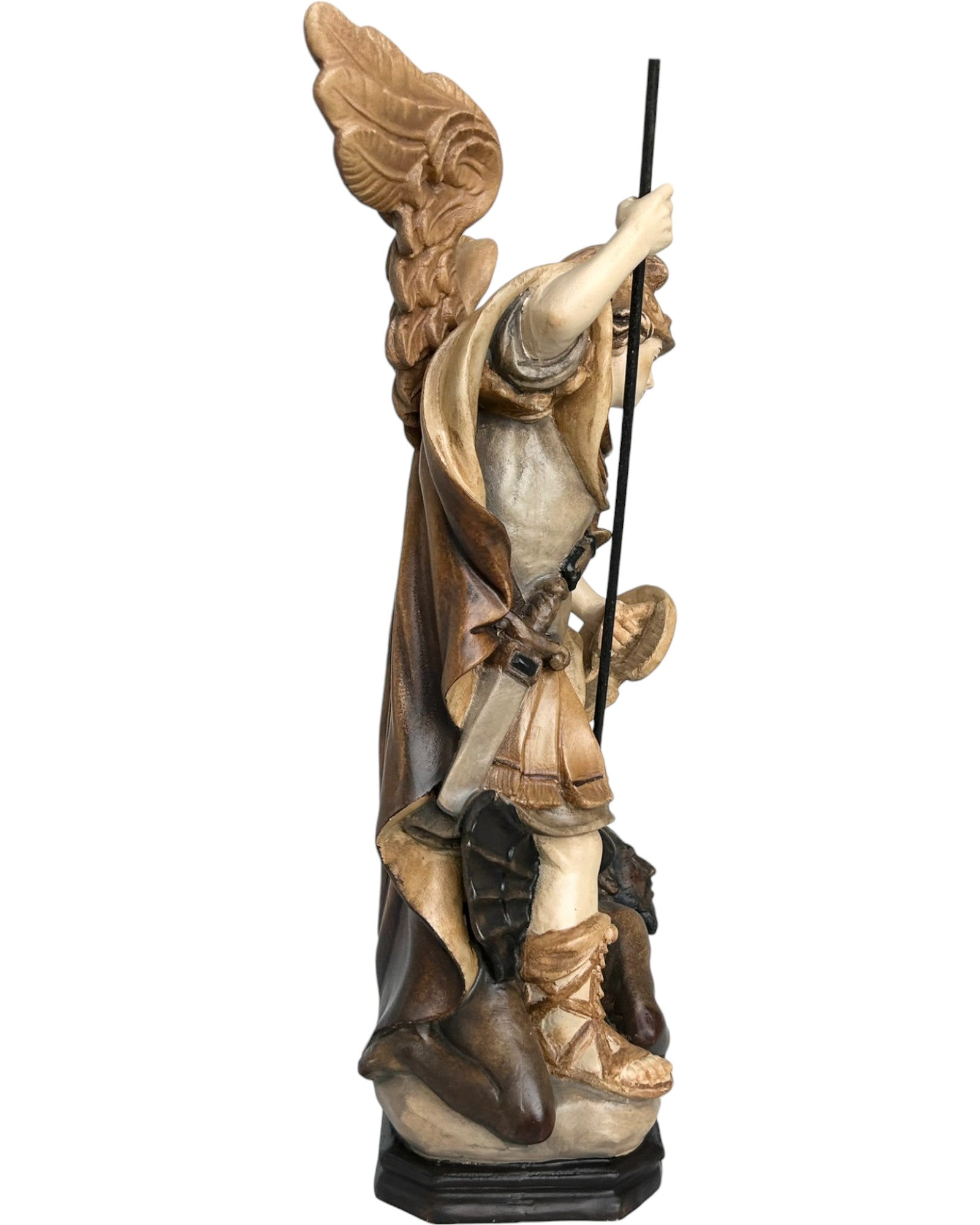 Saint Michel Archange avec lance et diable