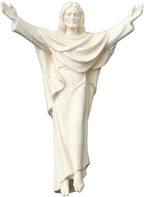 Auferstandener Jesus Christus König aus Holz - mit Ölfarben lasiert