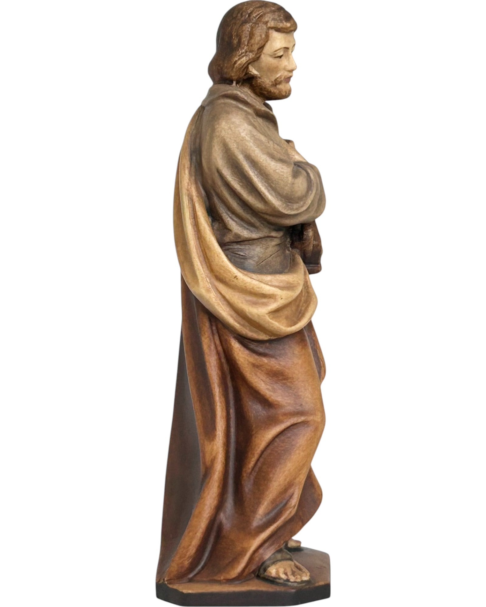 St. Joseph ouvrier avec rabot en bois