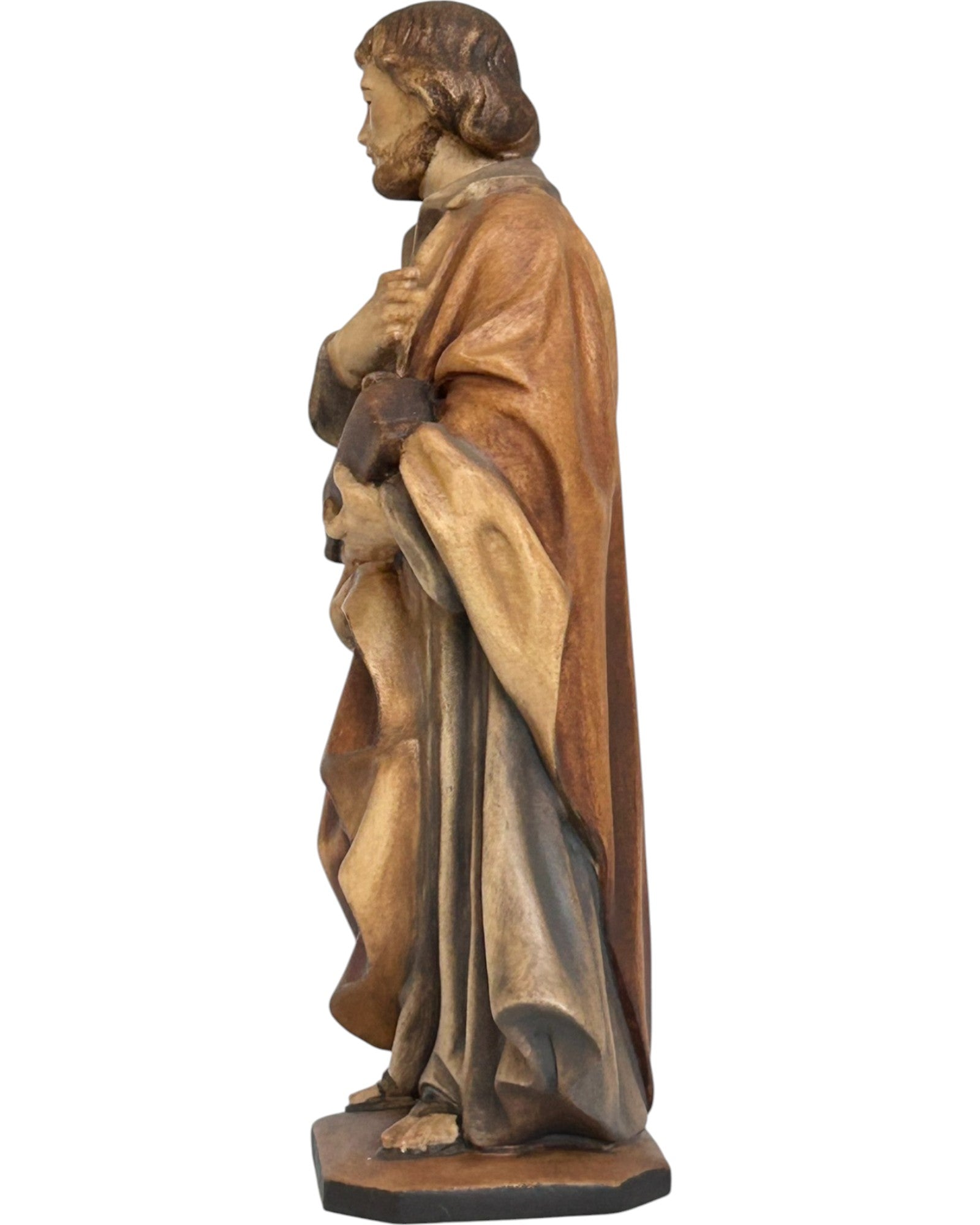 St. Joseph ouvrier avec rabot en bois