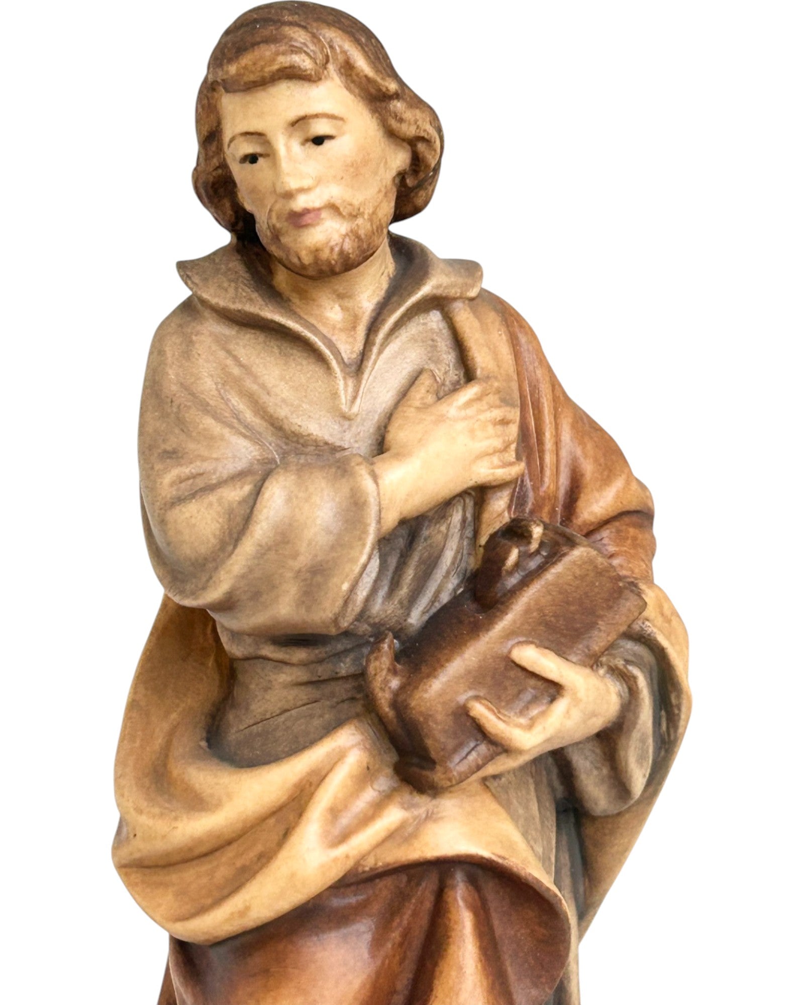 St. Joseph ouvrier avec rabot en bois