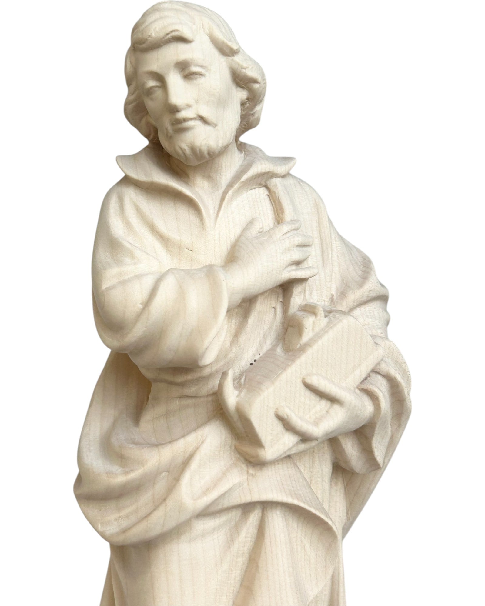 St. Joseph ouvrier avec rabot en bois