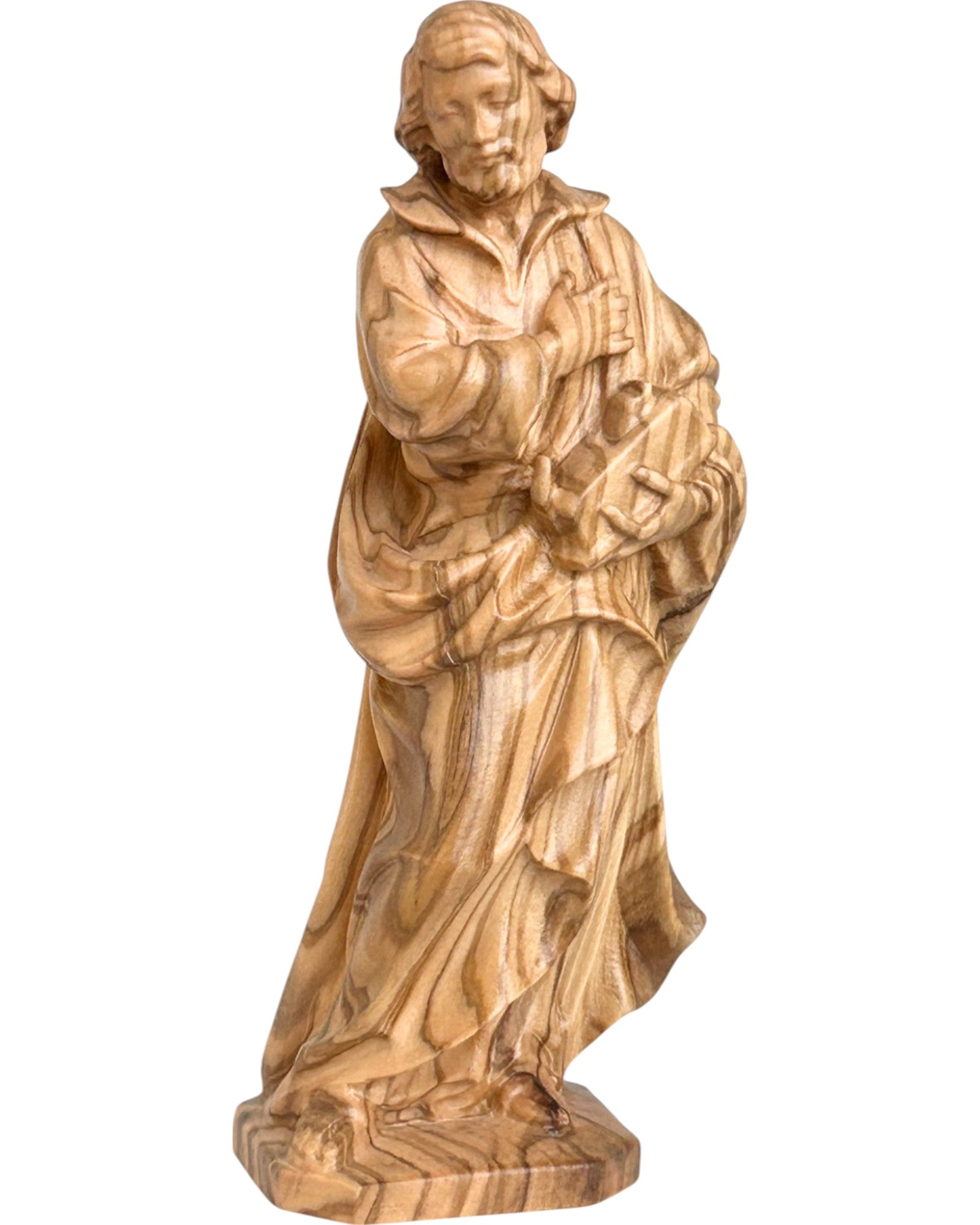 St. Joseph ouvrier avec rabot en bois