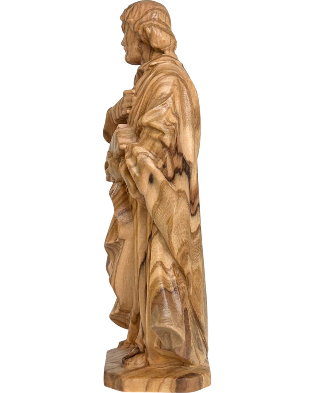St. Joseph ouvrier avec rabot en bois