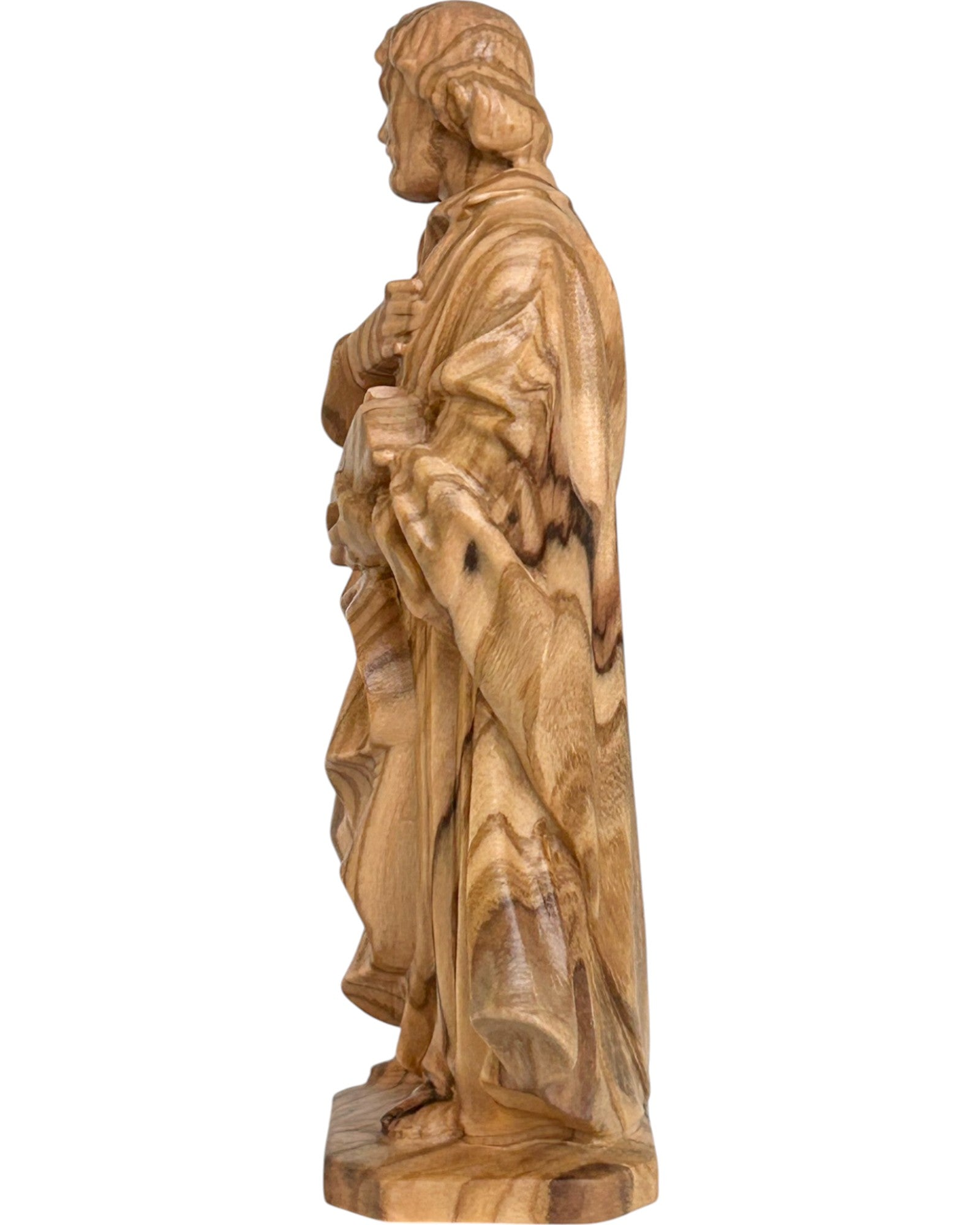 St. Joseph ouvrier avec rabot en bois