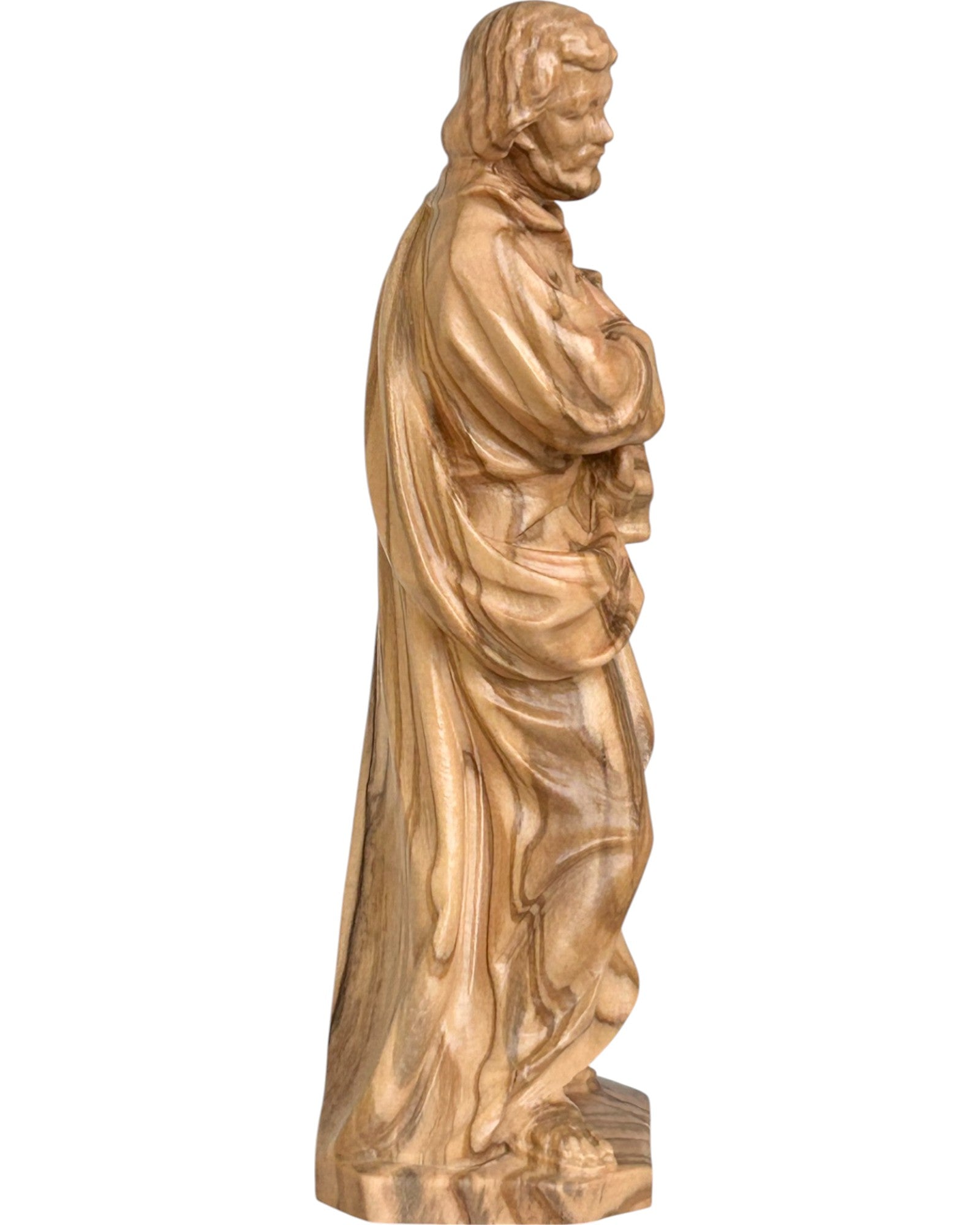 St. Joseph ouvrier avec rabot en bois