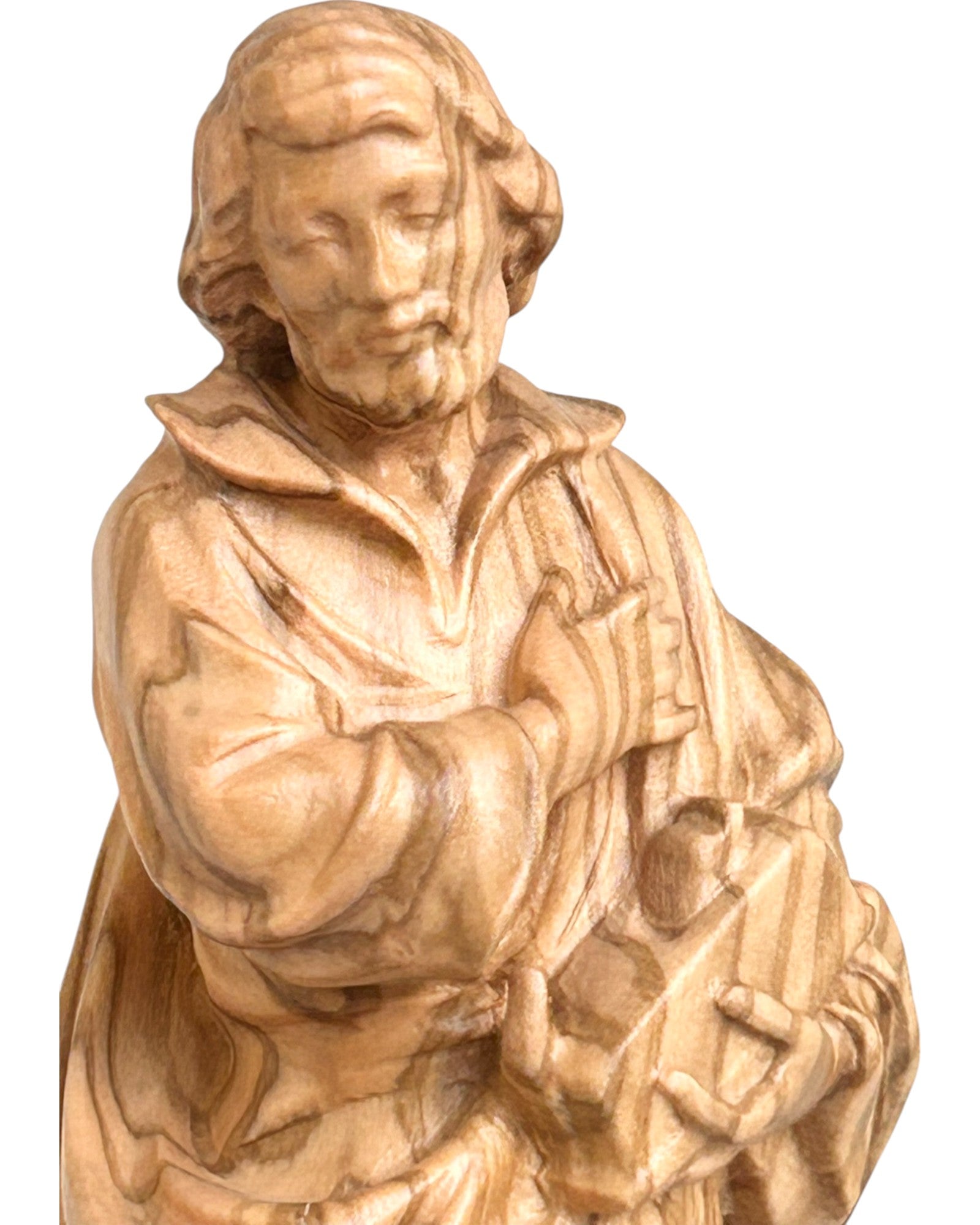 St. Joseph ouvrier avec rabot en bois