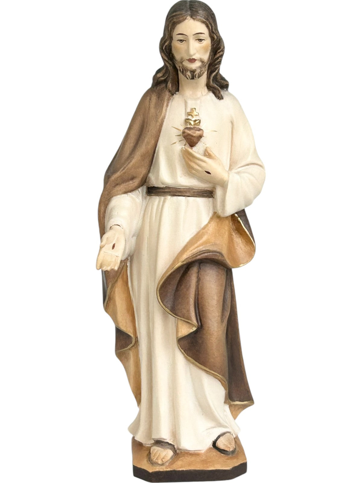 Sacré-Cœur de Jésus sculpté en bois
