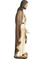 Sacré-Cœur de Jésus sculpté en bois