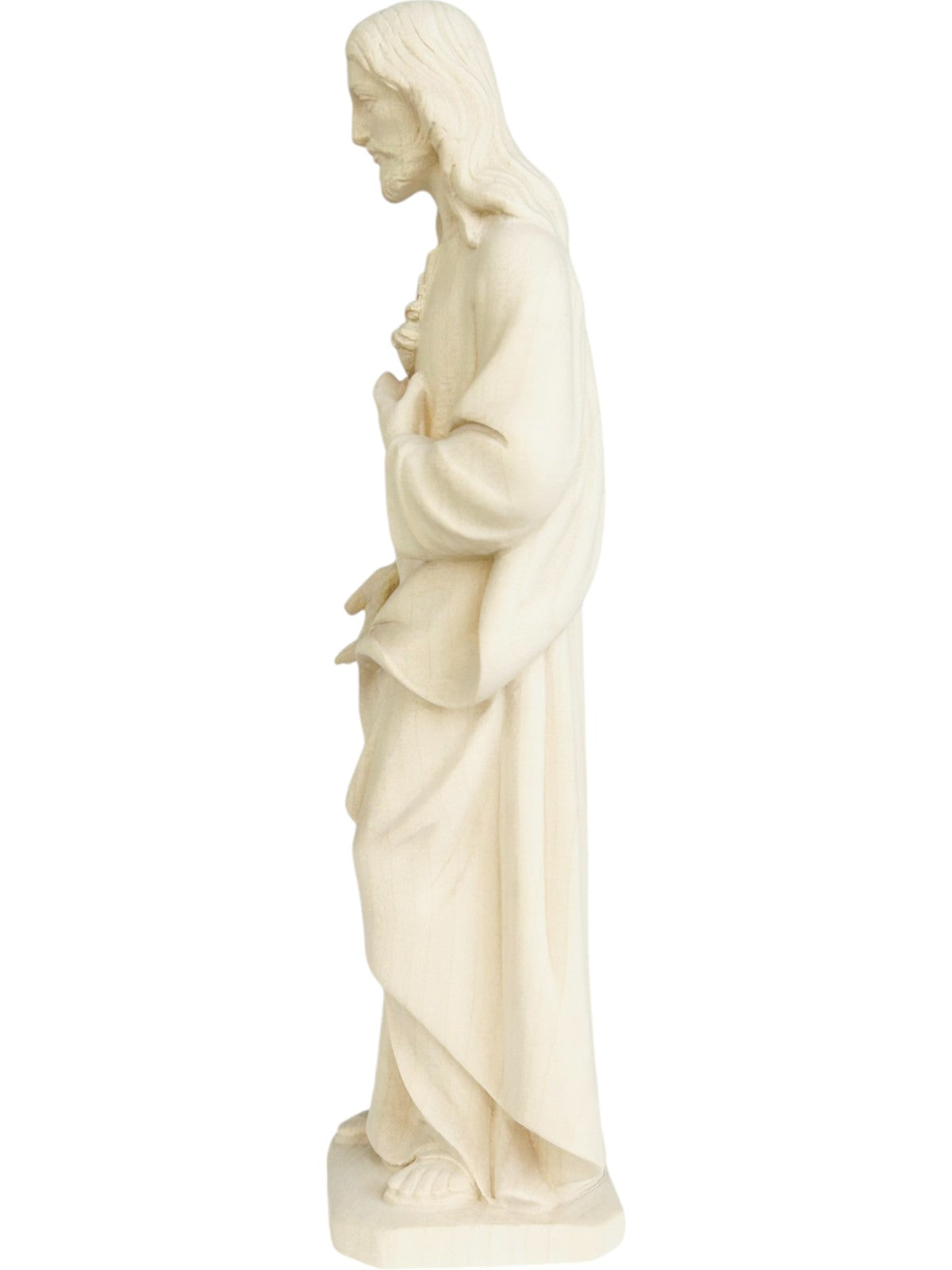 Sacro Cuore di Gesù scolpito in legno