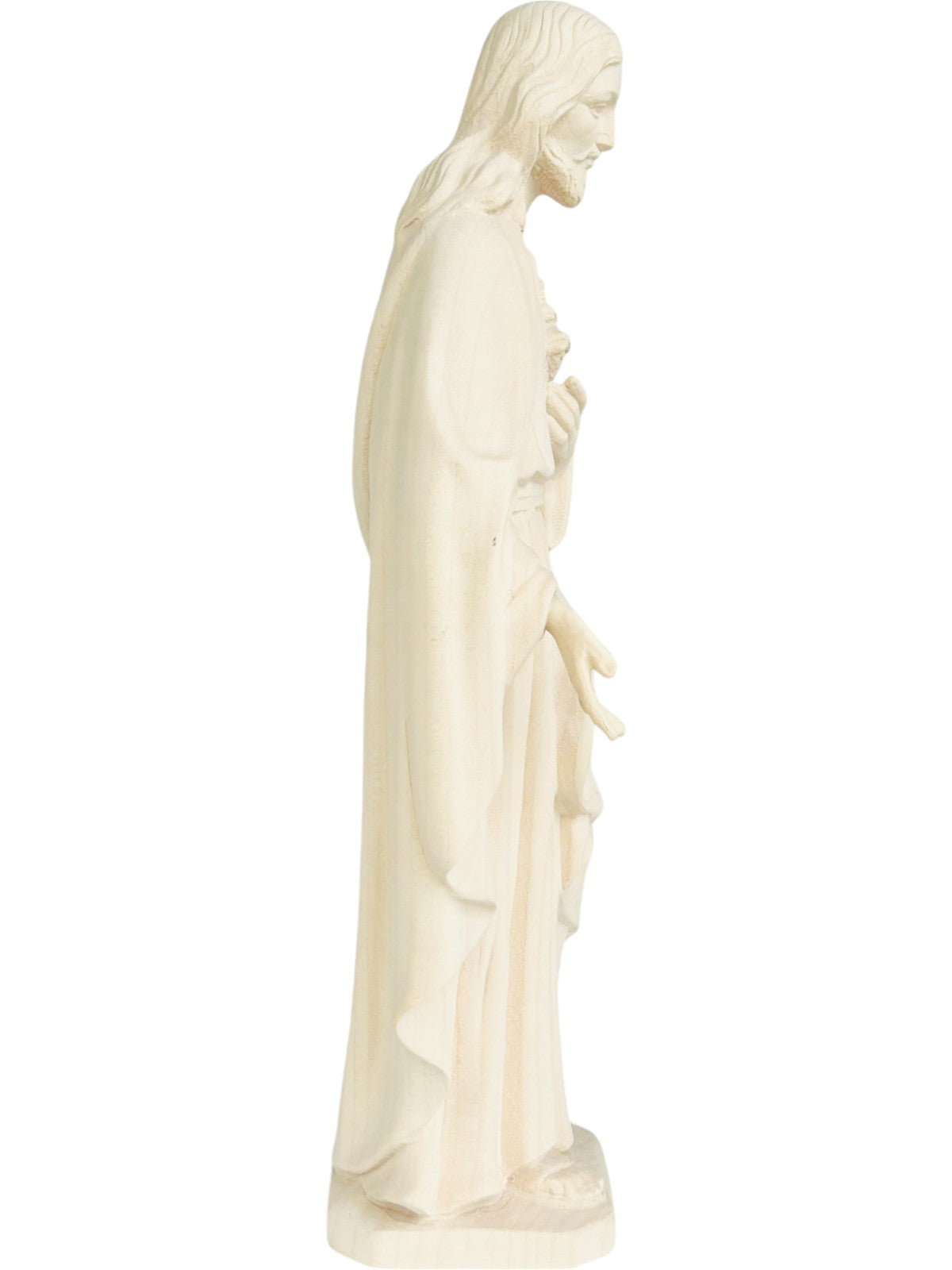 Sacro Cuore di Gesù scolpito in legno