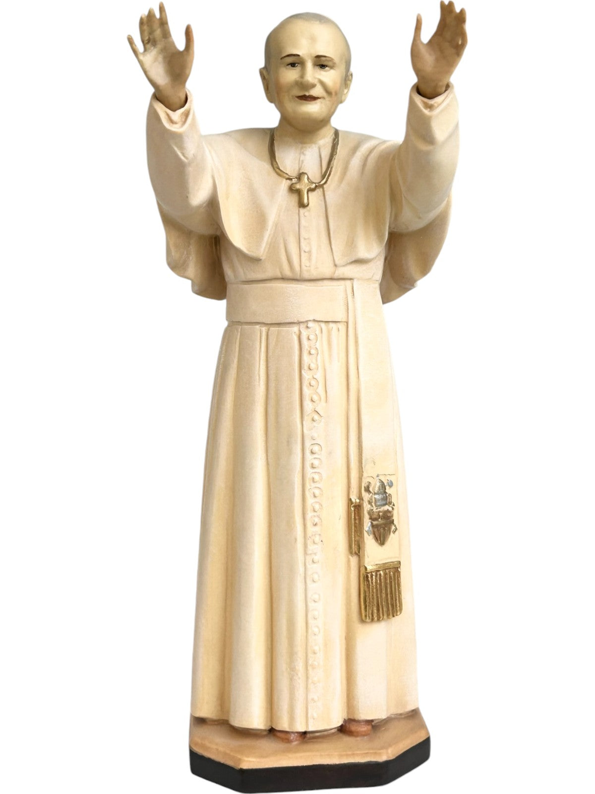 Pape Jean-Paul II en bois