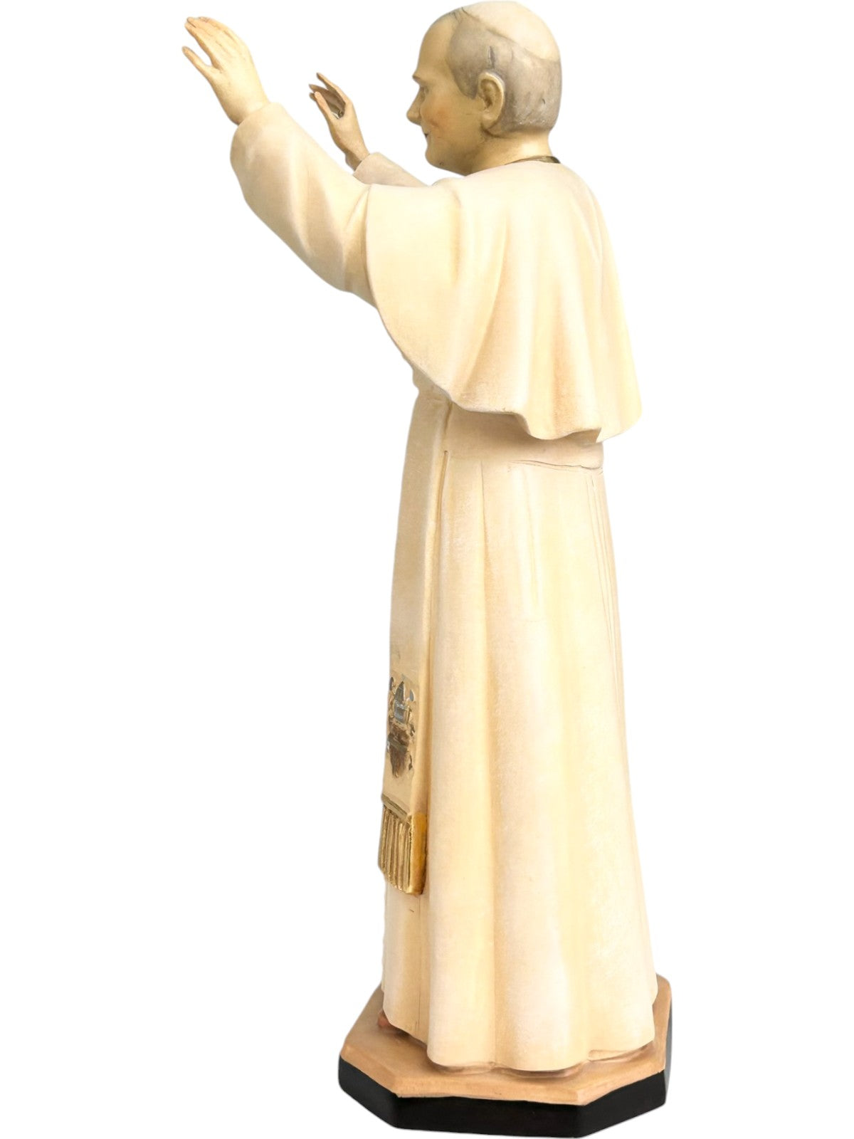 Pape Jean-Paul II en bois