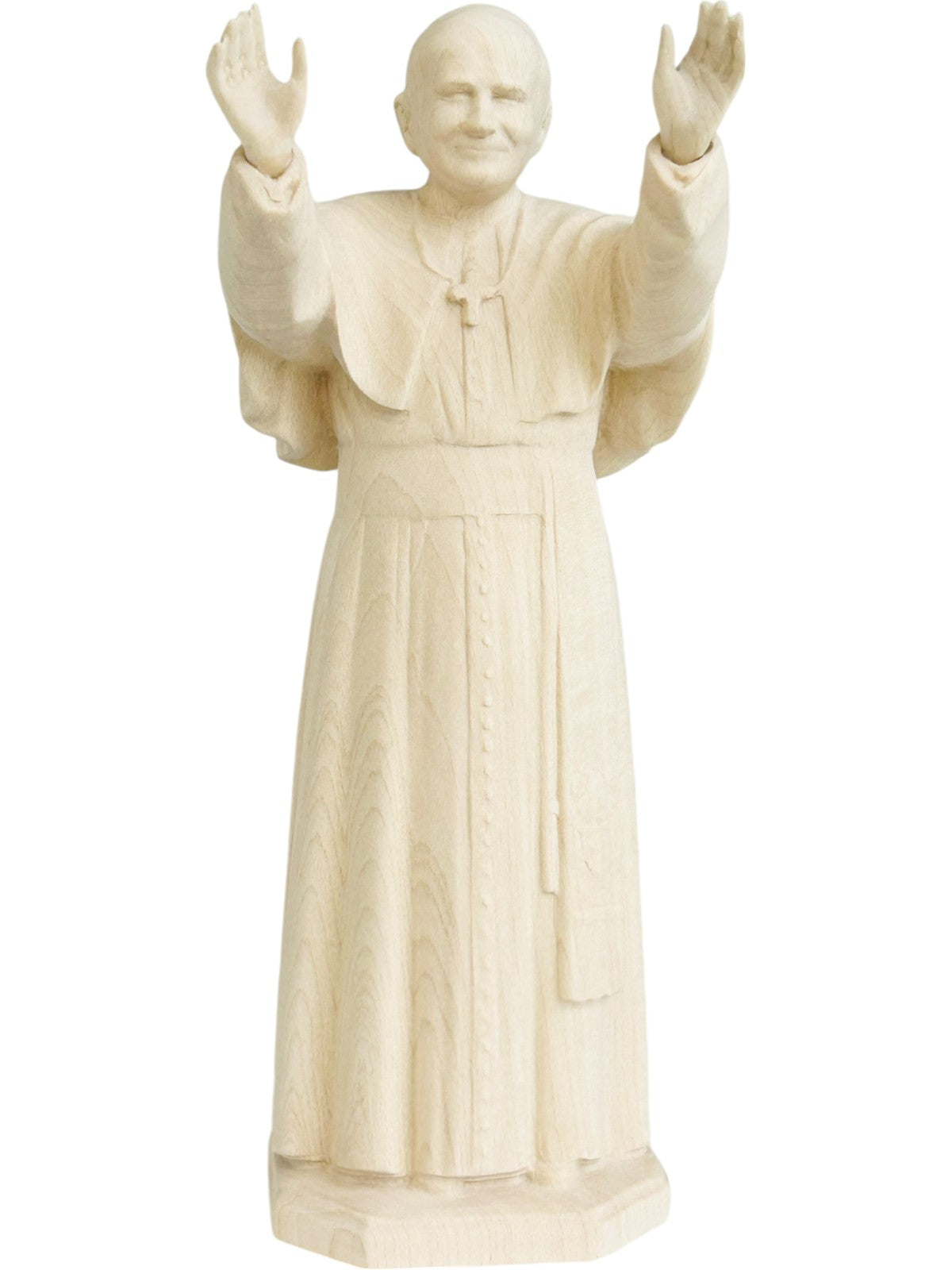 Pape Jean-Paul II en bois