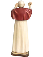 Statue en bois du pape Benoît XVI