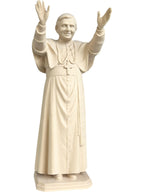 Statue en bois du pape Benoît XVI
