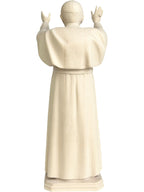 Statue en bois du pape Benoît XVI