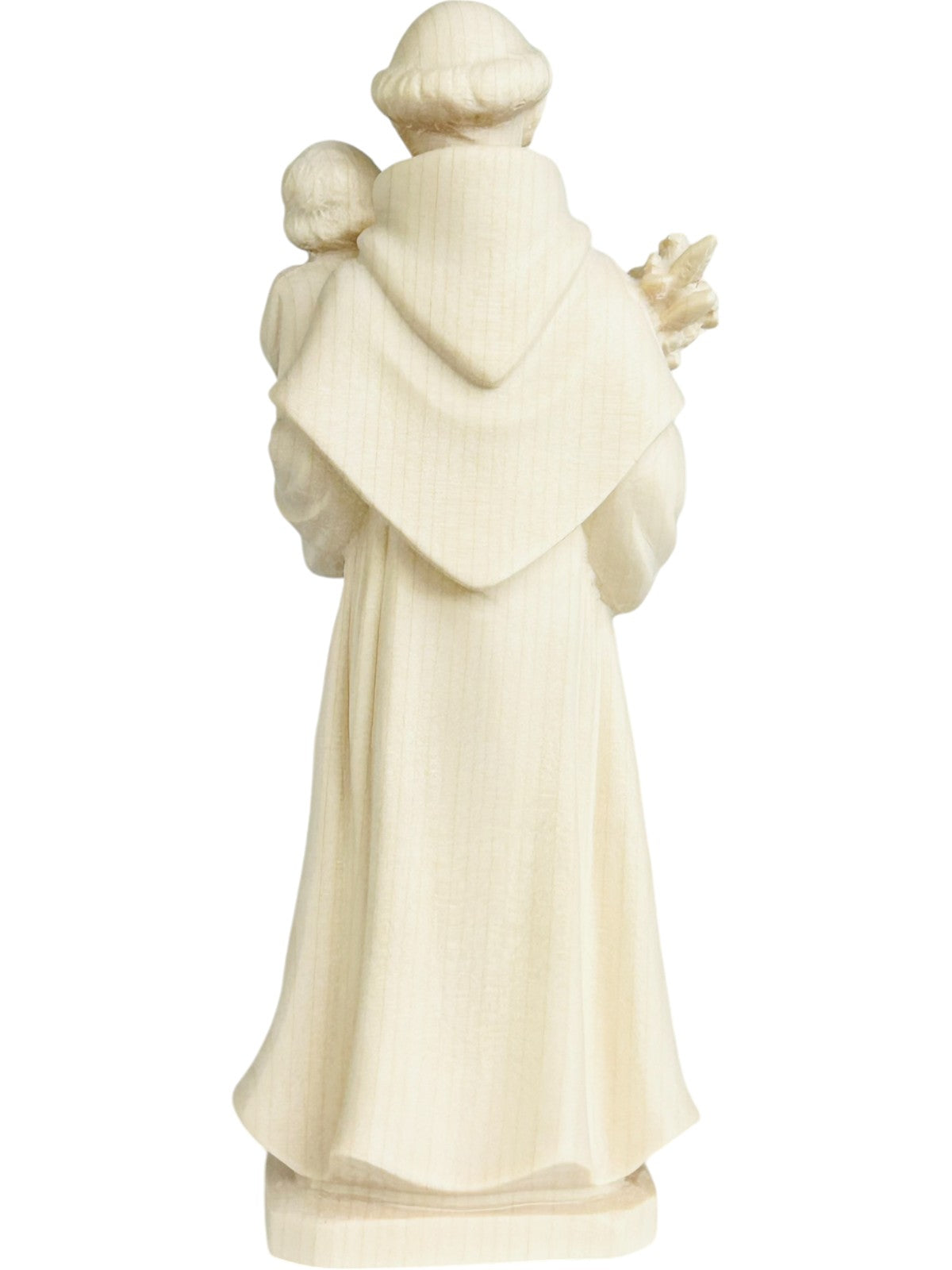 S. Statuette d'Antoine de Padoue sculptée en bois