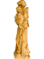S. Statuette d'Antoine de Padoue sculptée en bois