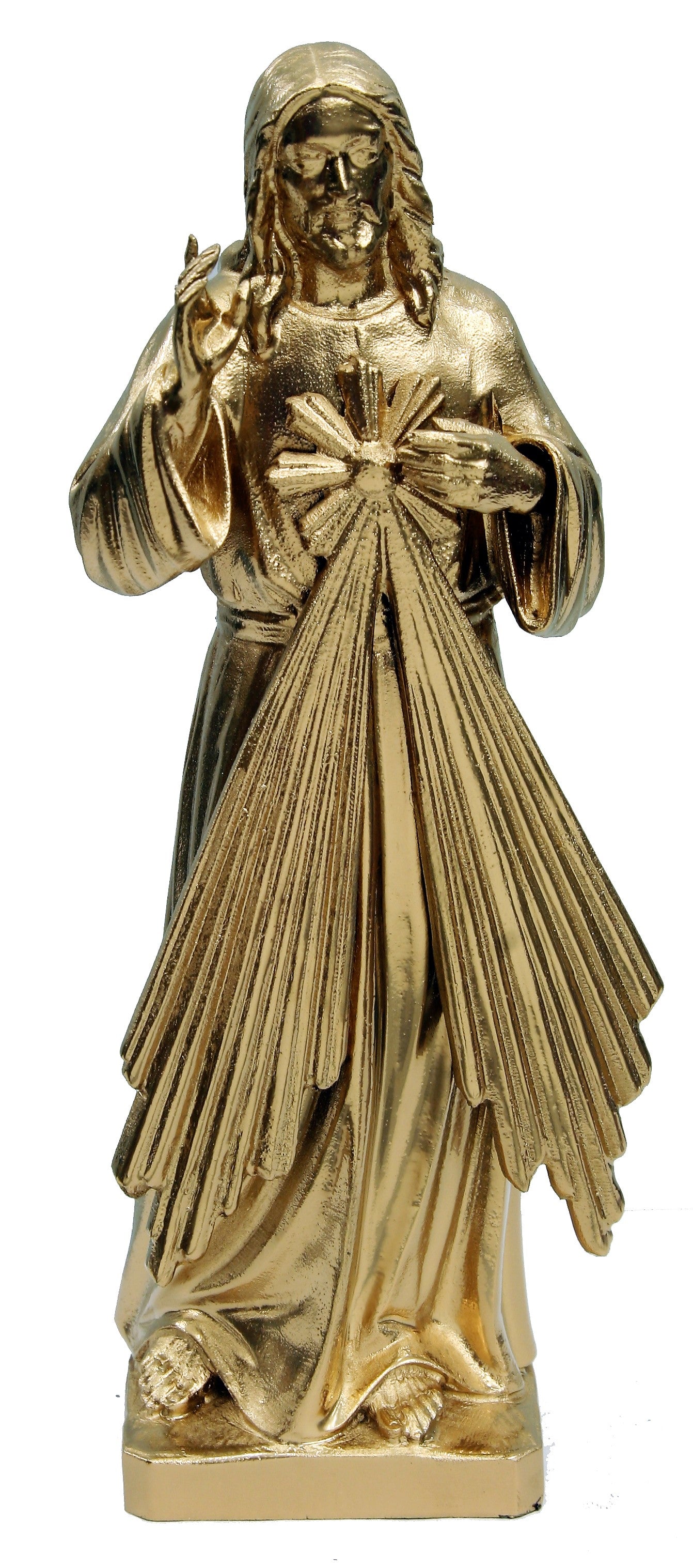 Jésus-Christ miséricordieux en fibre de verre
