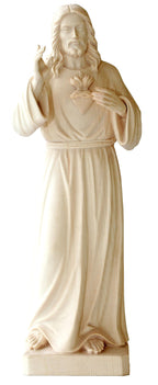 Jésus-Christ miséricordieux avec rayons en bois