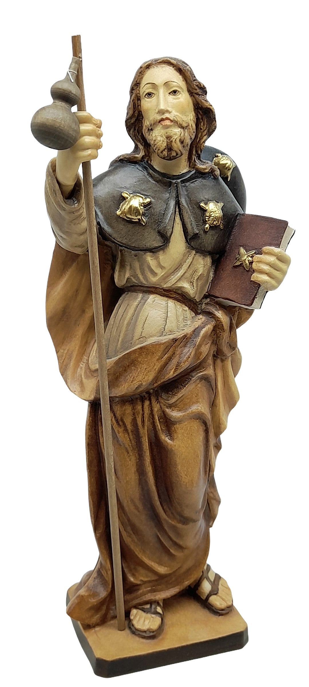Saint Jacques de Compostelle, sculpté en bois