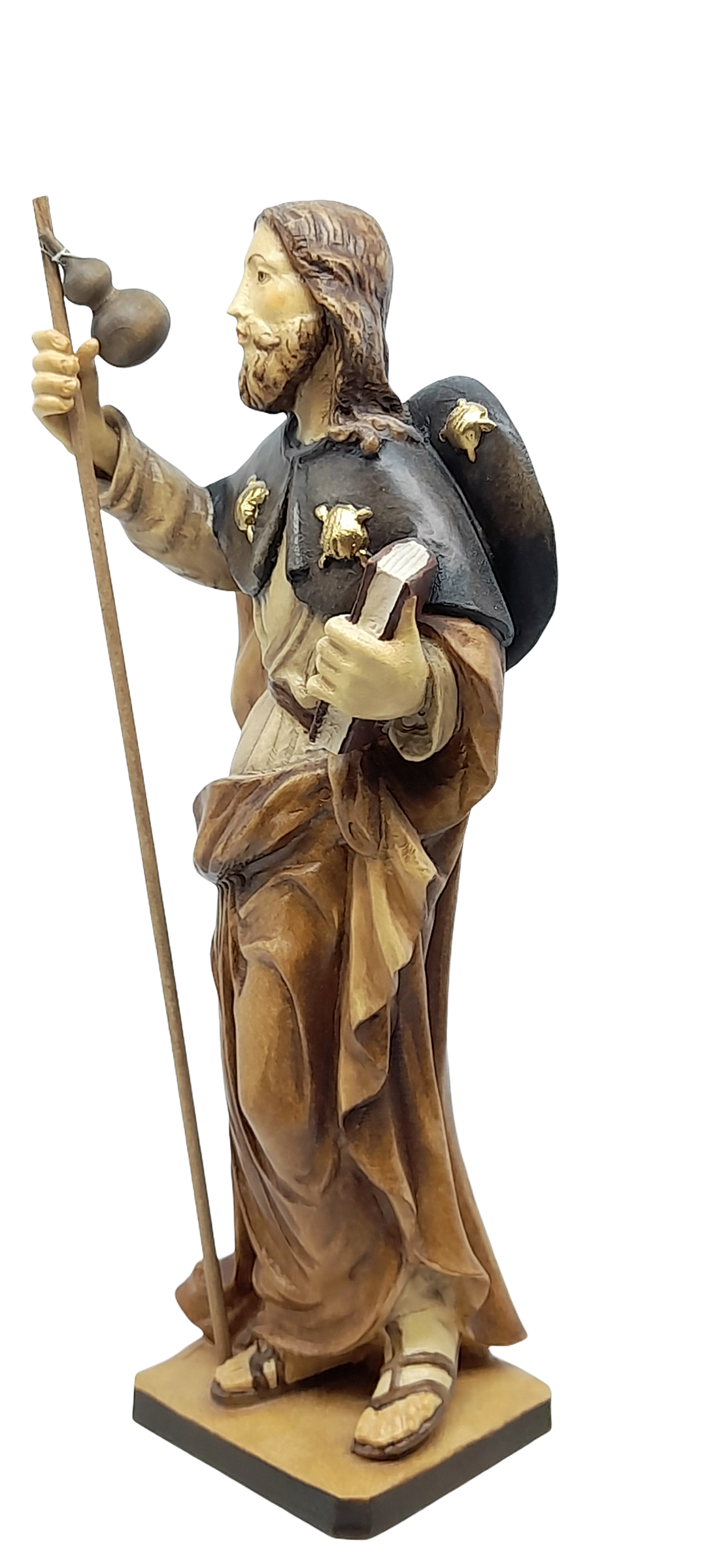Saint Jacques de Compostelle, sculpté en bois